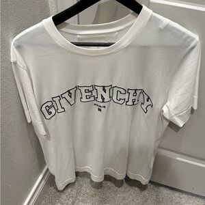 Givenchy White Short Sleeve Tee